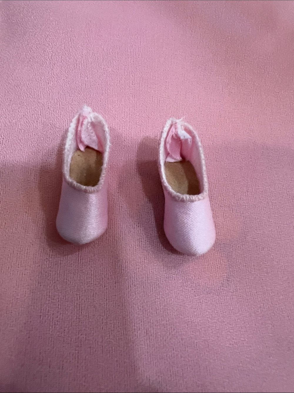 Pink Doll Shoes - Satin Ballet Slippers